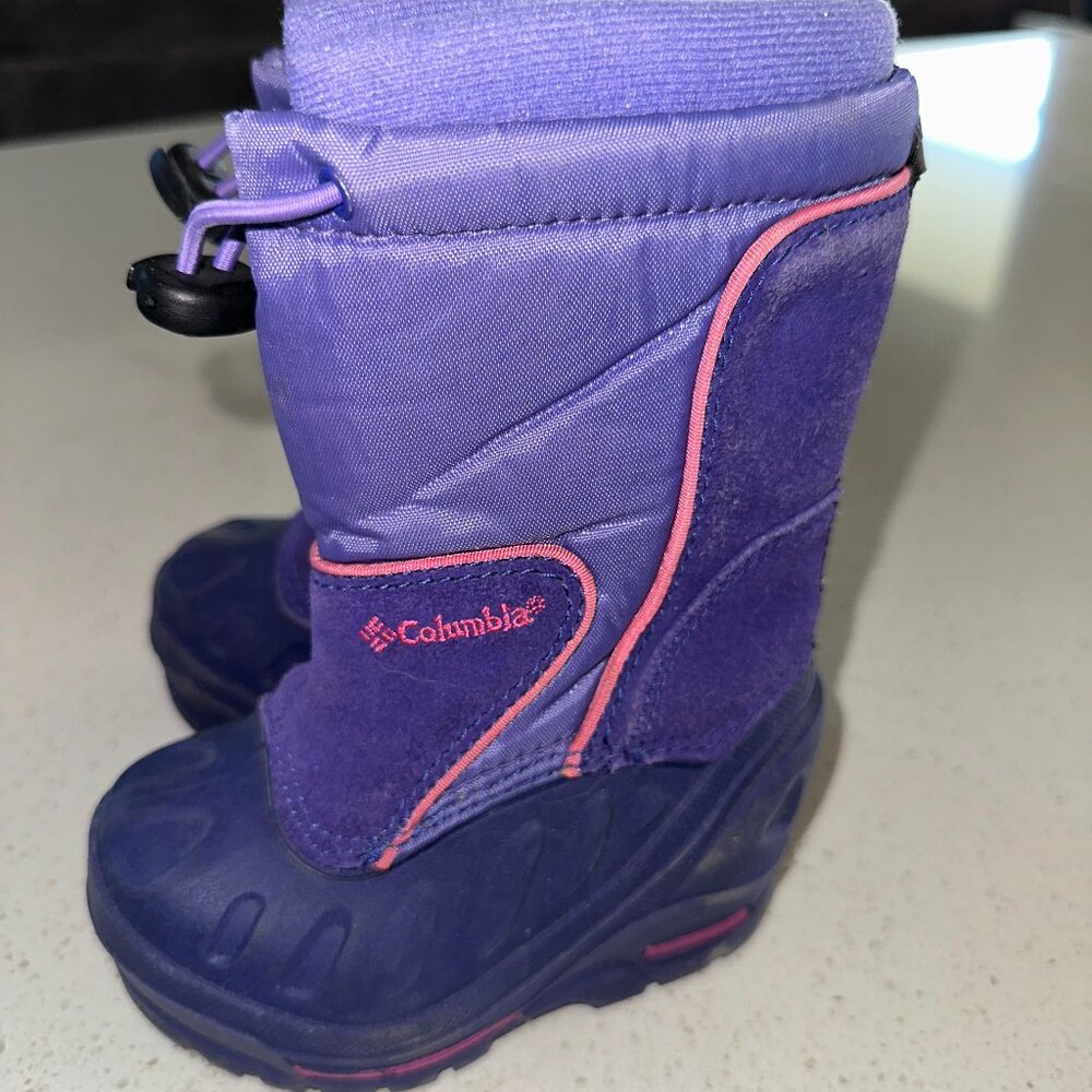 Columbia Baby Girl Size 6 Winter Snow Waterproof Boots